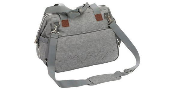 WICKELTASCHE - Hellgrau, Basics, Textil (40/24/32cm) - My Baby Lou