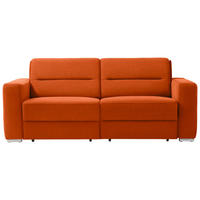SCHLAFSOFA in Orange  - Orange, KONVENTIONELL, Textil/Metall (202/86/92cm) - Sedda