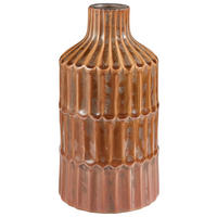 DEKOVASE  - Dunkelbraun, Basics, Keramik (15/30cm) - Light & Living