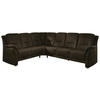 ECKSOFA in Mikrofaser Grün  - Beige/Alufarben, Konventionell, Textil/Metall (223/275cm) - Beldomo Comfort