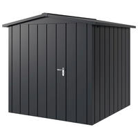 GERÄTEHAUS 237/223/229 cm  - Anthrazit, Basics, Metall (237/223/229cm)