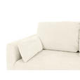 SCHLAFSOFA  in Chenille Creme  - Creme/Schwarz, KONVENTIONELL, Kunststoff/Textil (161/90/108cm) - Carryhome