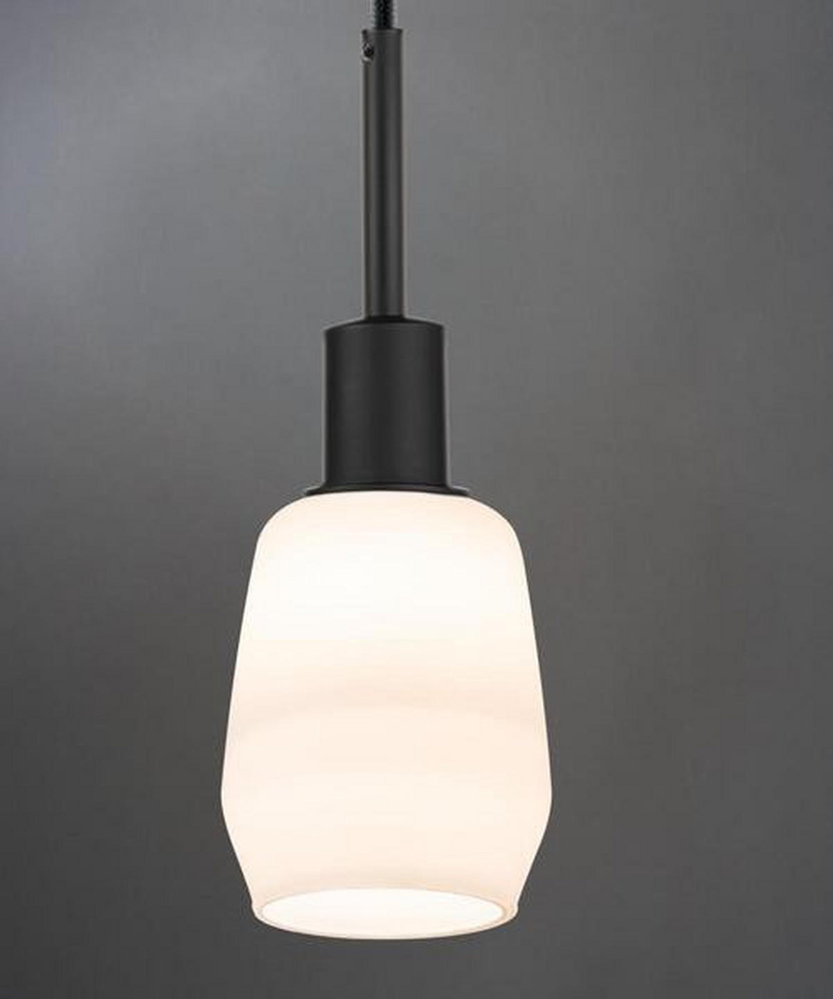 SCHIENENSYSTEM-HÄNGELEUCHTE Urail 132 cm   - Schwarz, Basics, Kunststoff/Metall (132cm) - Paulmann