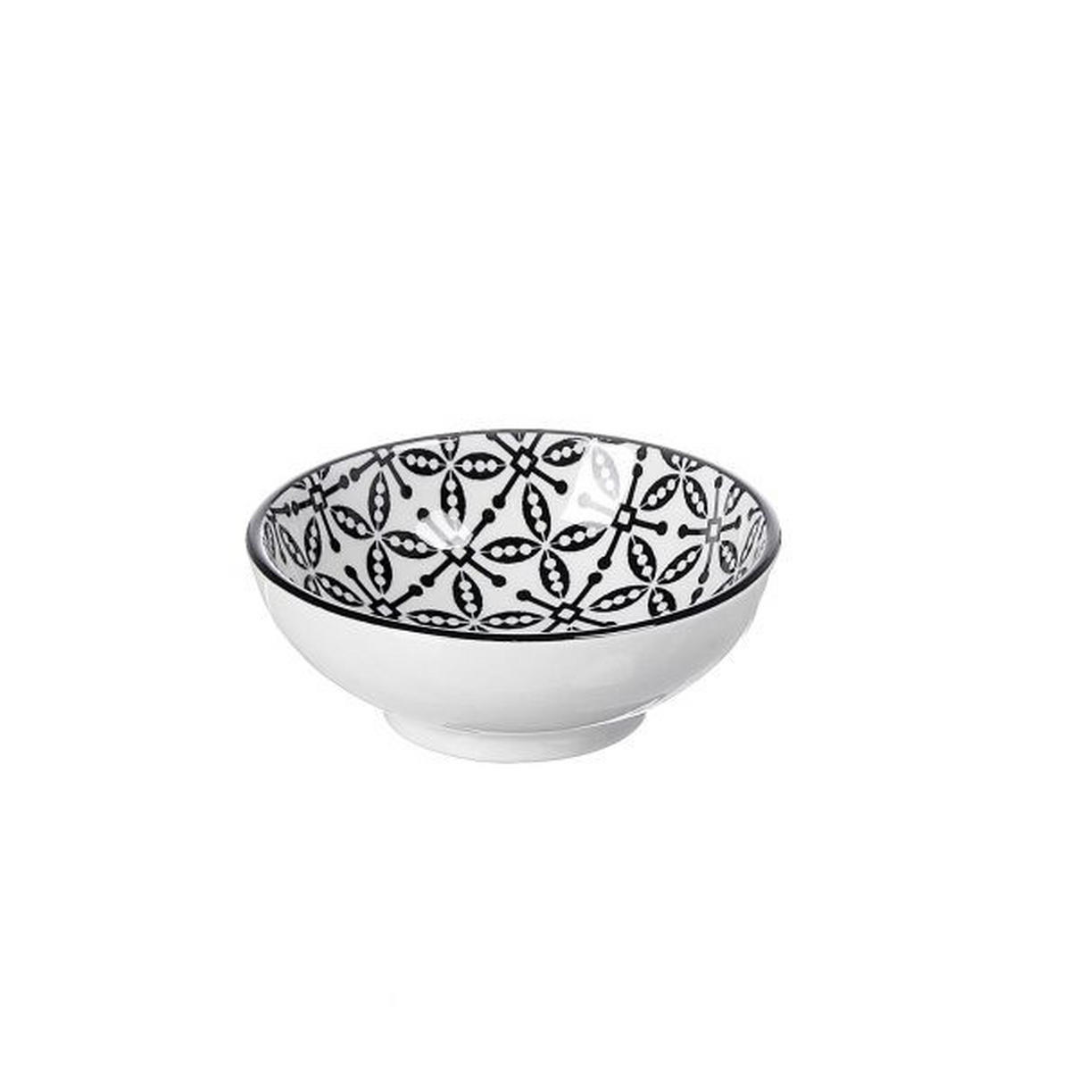 MISKA, keramika, 8 cm  - čierna/biela, Trend, keramika (8cm) - Ritzenhoff Breker