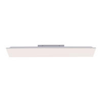 LED-DECKENLEUCHTE Canvas 100/25/6,2 cm   - Basics, Kunststoff/Metall (100/25/6,2cm)