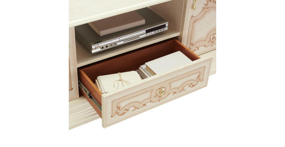 TV-ELEMENT 162/41/55 cm - Beige/Goldfarben, LIFESTYLE, Holzwerkstoff/Kunststoff (162/41/55cm) - Cantus