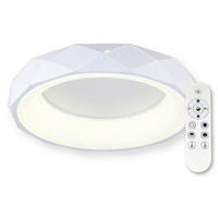 STROPNÍ LED SVÍTIDLO, 61/61/11 cm - bílá, Basics, kov/plast (61/61/11cm)