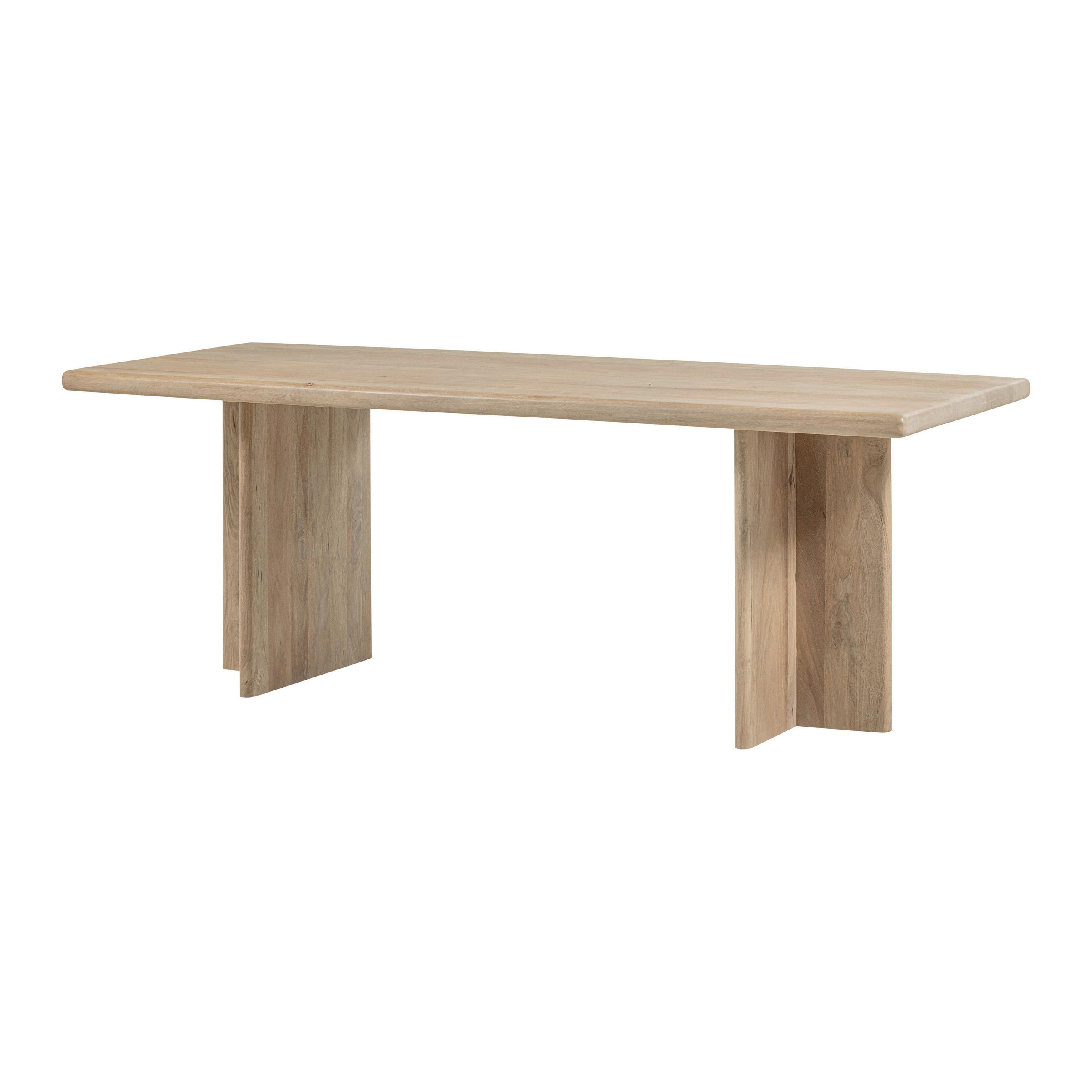 ESSTISCH 180/90/76 cm Echtholz  Holz in verschiedenen Größen erhältlich rechteckig Naturfarben  - Naturfarben, MODERN, Holz (180/90/76cm) - Livetastic