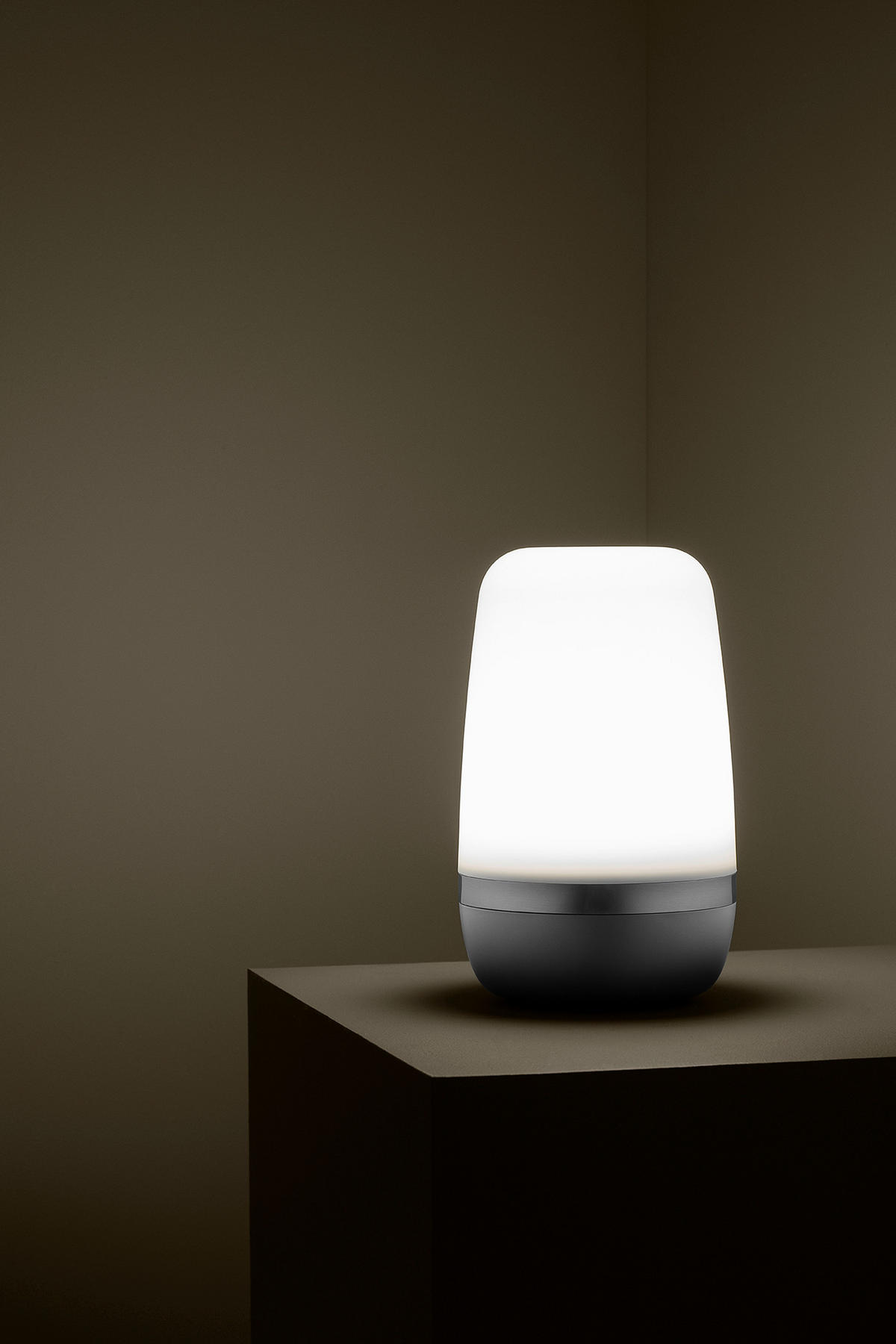 LED-TISCHLEUCHTE 9,4/15,3 cm   - Grau, Design, Kunststoff/Metall (9,4/15,3cm) - Blomus