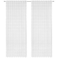 FERTIGVORHANG  halbtransparent  135/245 cm  2 Stück  - Weiß, Basics, Textil (135/245cm) - Esposa