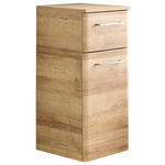 UNTERSCHRANK 30/72/33 cm   - Chromfarben/Eichefarben, KONVENTIONELL, Glas/Holzwerkstoff (30/72/33cm) - Xora