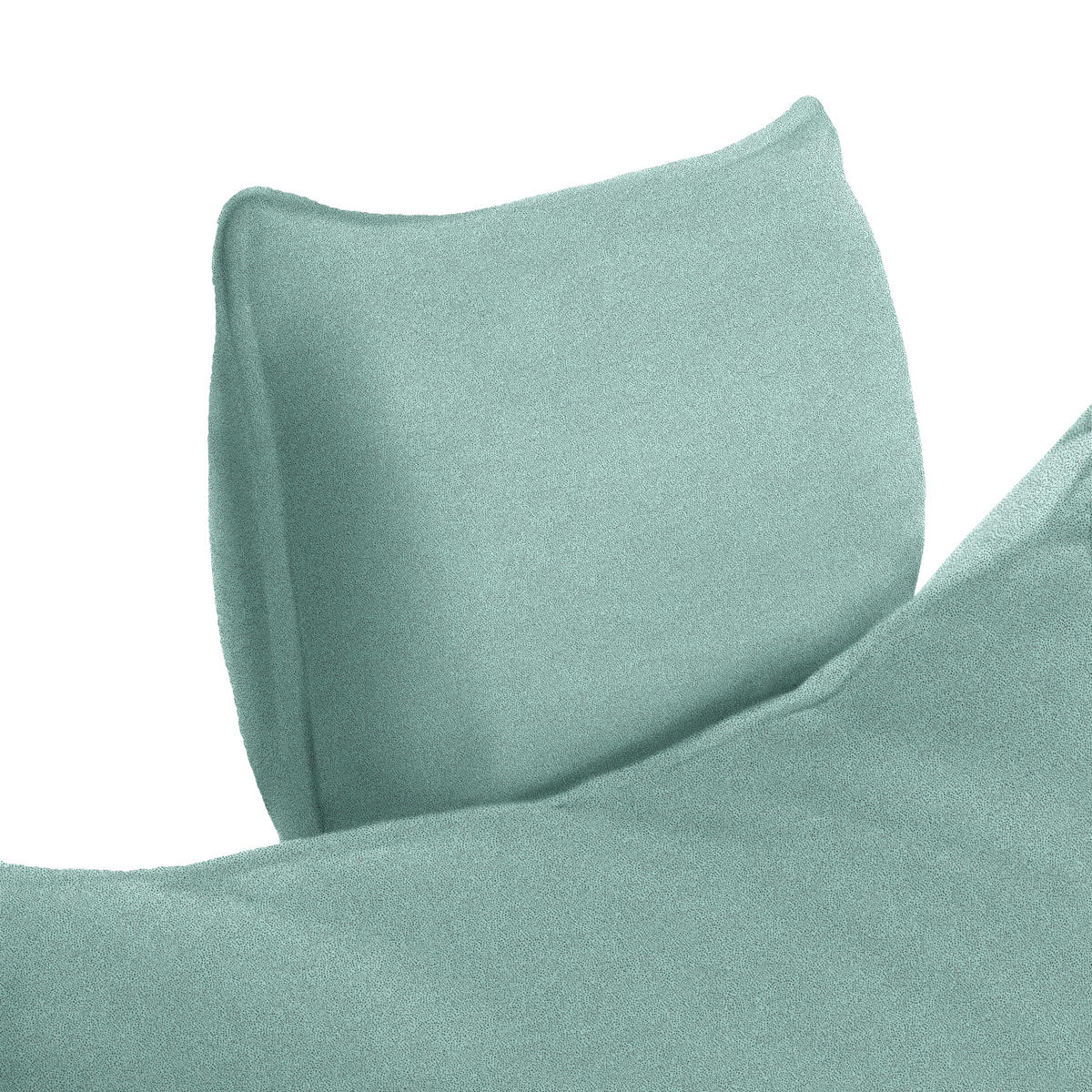 ECKSOFA in Mikrofaser Mintgrün  292/176 cm  - Schwarz/Mintgrün, MODERN, Textil/Metall (292/176cm) - Carryhome
