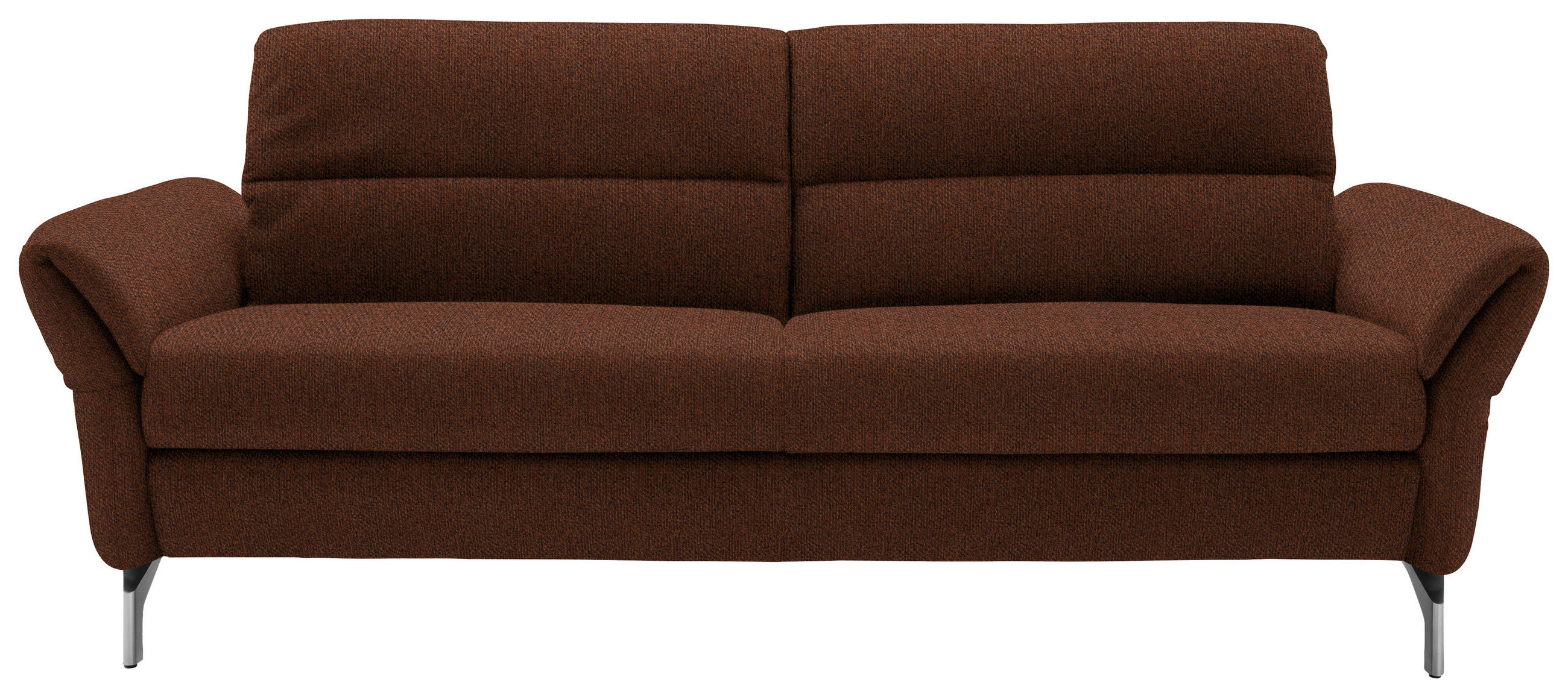 2,5-SITZER Flachgewebe Kupferfarben  - Nickelfarben/Kupferfarben, Design, Textil/Metall (212/87/100cm) - Schöner Wohnen