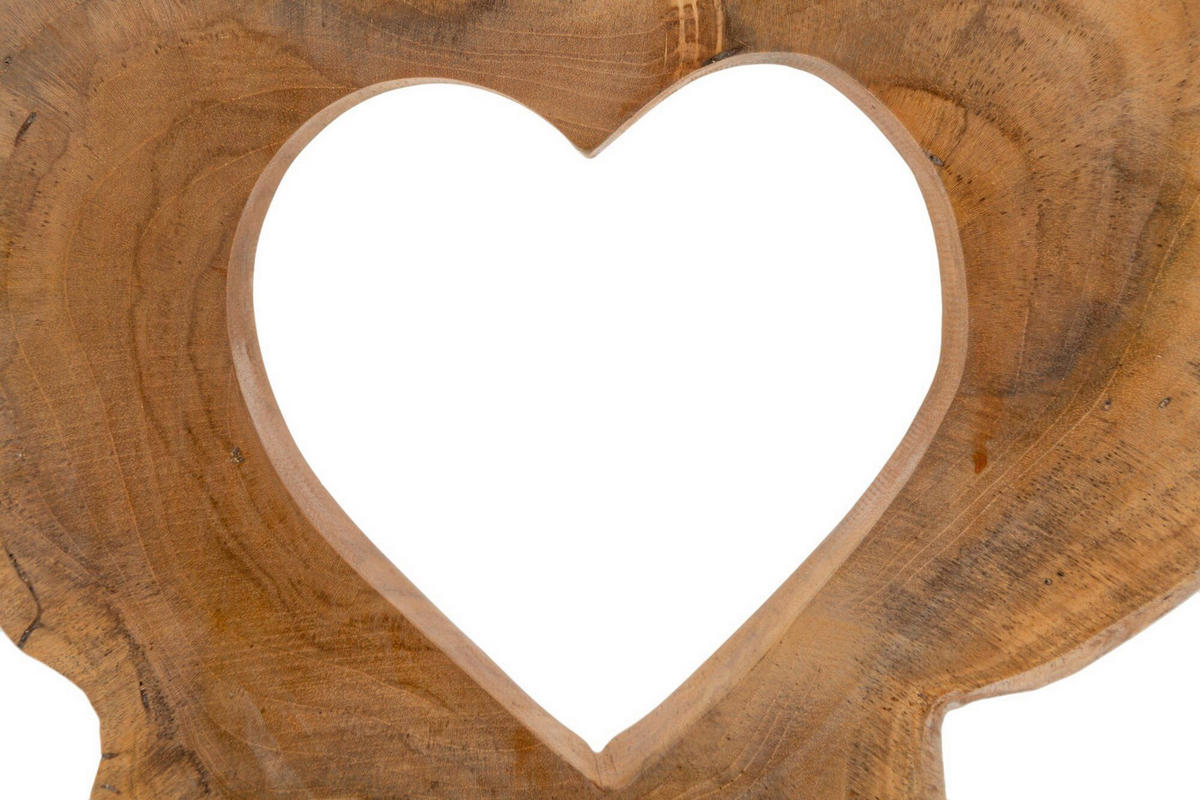 SKULPTUR - Braun, Basics, Holz (28/38/10cm)