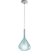 PENDELLEUCHTE Lila 20/200 cm  - Azurblau, Design, Glas (20/200cm) - Fabas Luce