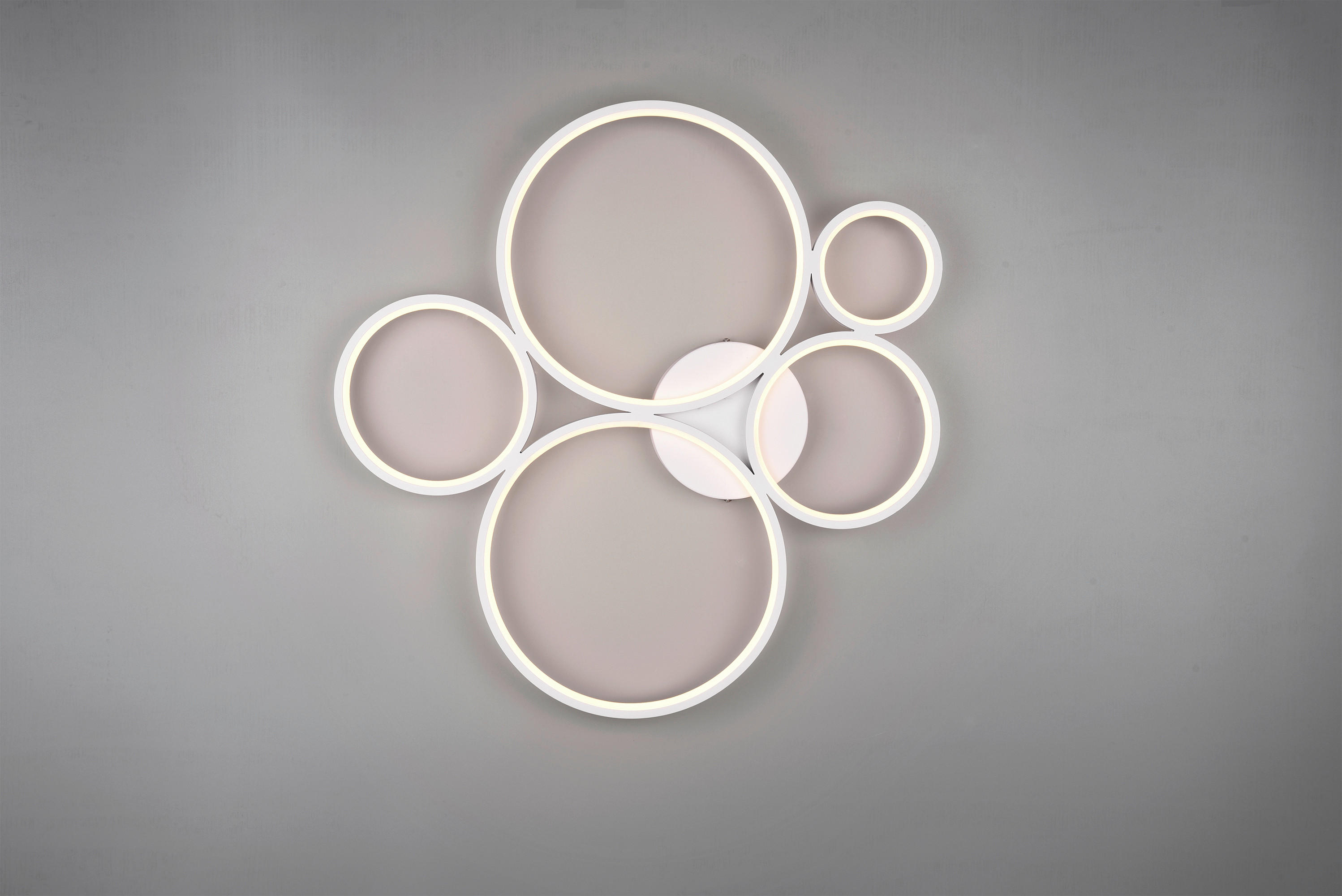 LED-DECKENLEUCHTE     - Weiß, Design, Metall (59/5,5/53cm) - Trio Leuchten