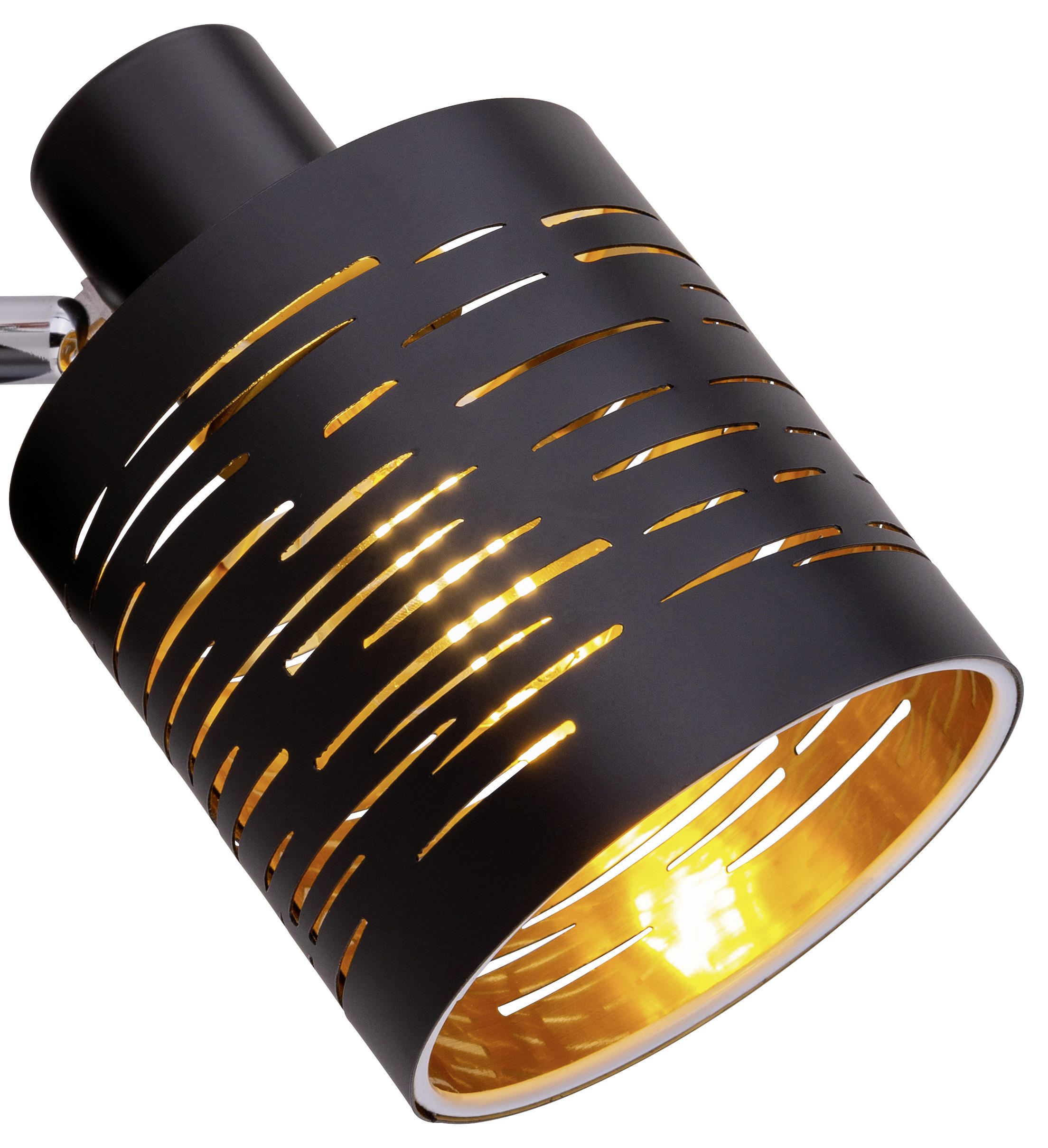 STRAHLER Tunno 10/13/14,5 cm - Goldfarben/Schwarz, Design, Kunststoff/Metall (10/13/14,5cm) - Globo