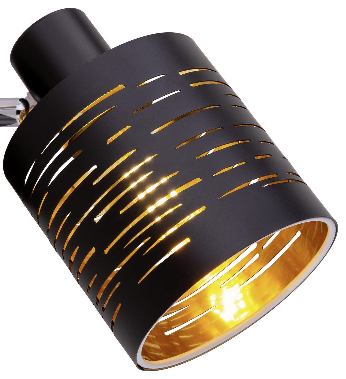 SPOTLIGHT Tunno 10/13/14,5 cm   - svart/guldfärgad, Design, metall/plast (10/13/14,5cm) - Globo