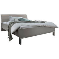 BETT 160/200 cm  in Grau  - Chromfarben/Grau, KONVENTIONELL, Holzwerkstoff/Metall (160/200cm) - Dieter Knoll