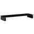 TV-AUFSATZ in Schwarz - Schwarz, Basics, Glas/Holzwerkstoff (110/12,2/35cm) TV-AUFSATZ in Schwarz - Schwarz, Basics, Glas/Holzwerkstoff (110/12,2/35cm)