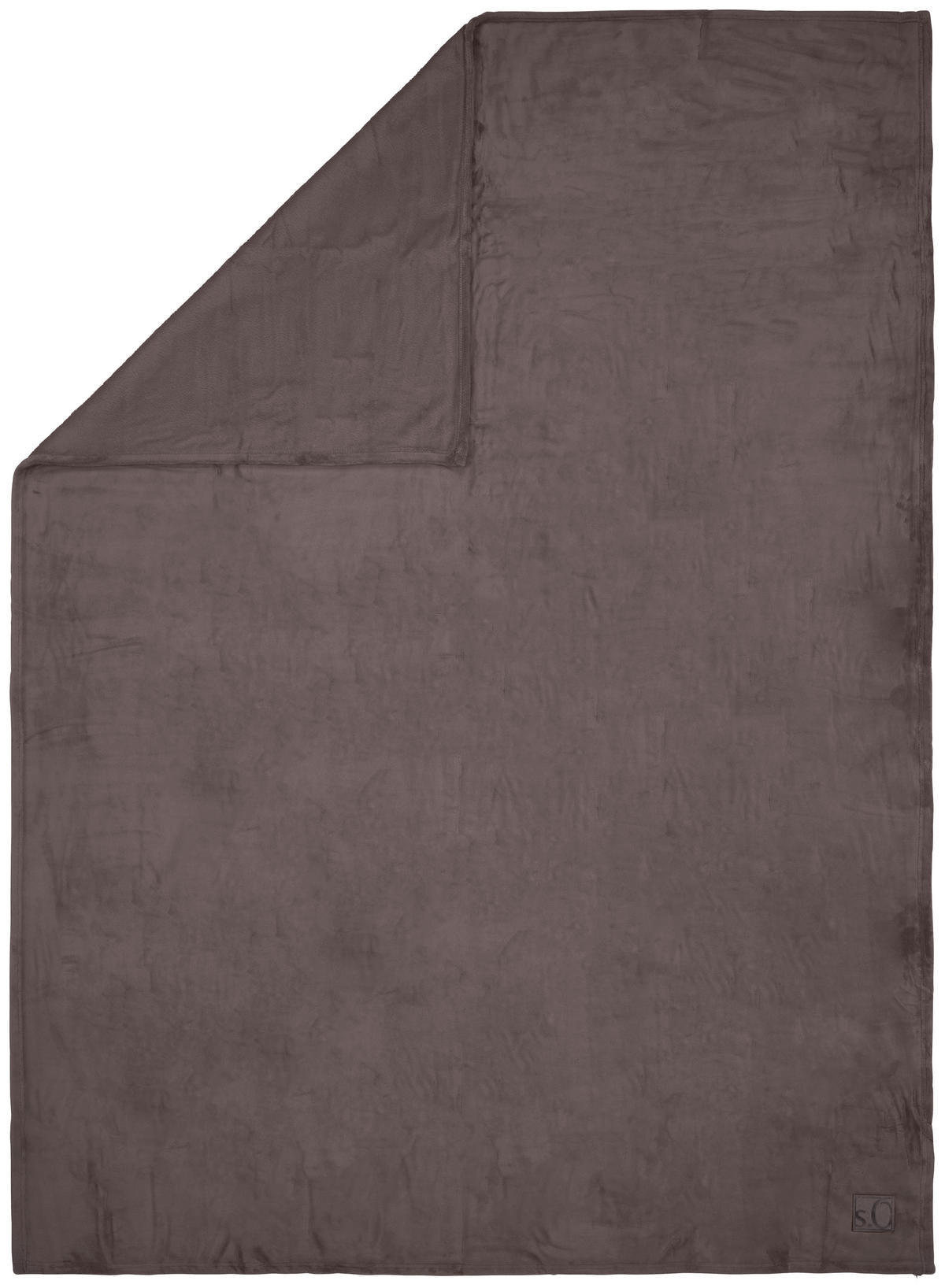 DEKORATIVNA ODEJA 150/200 cm sivorjava  - sivorjava, Basics, tekstil (150/200cm) - S. Oliver