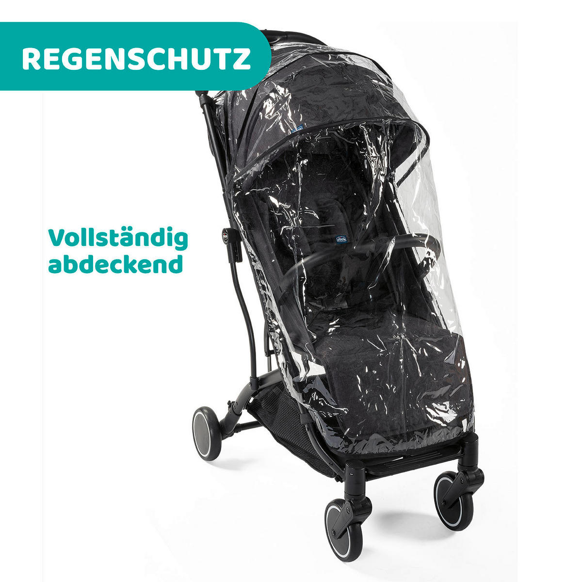 BUGGY TROLLEYME  - Anthrazit, Basics, Metall (49,5/103/84cm) - Chicco