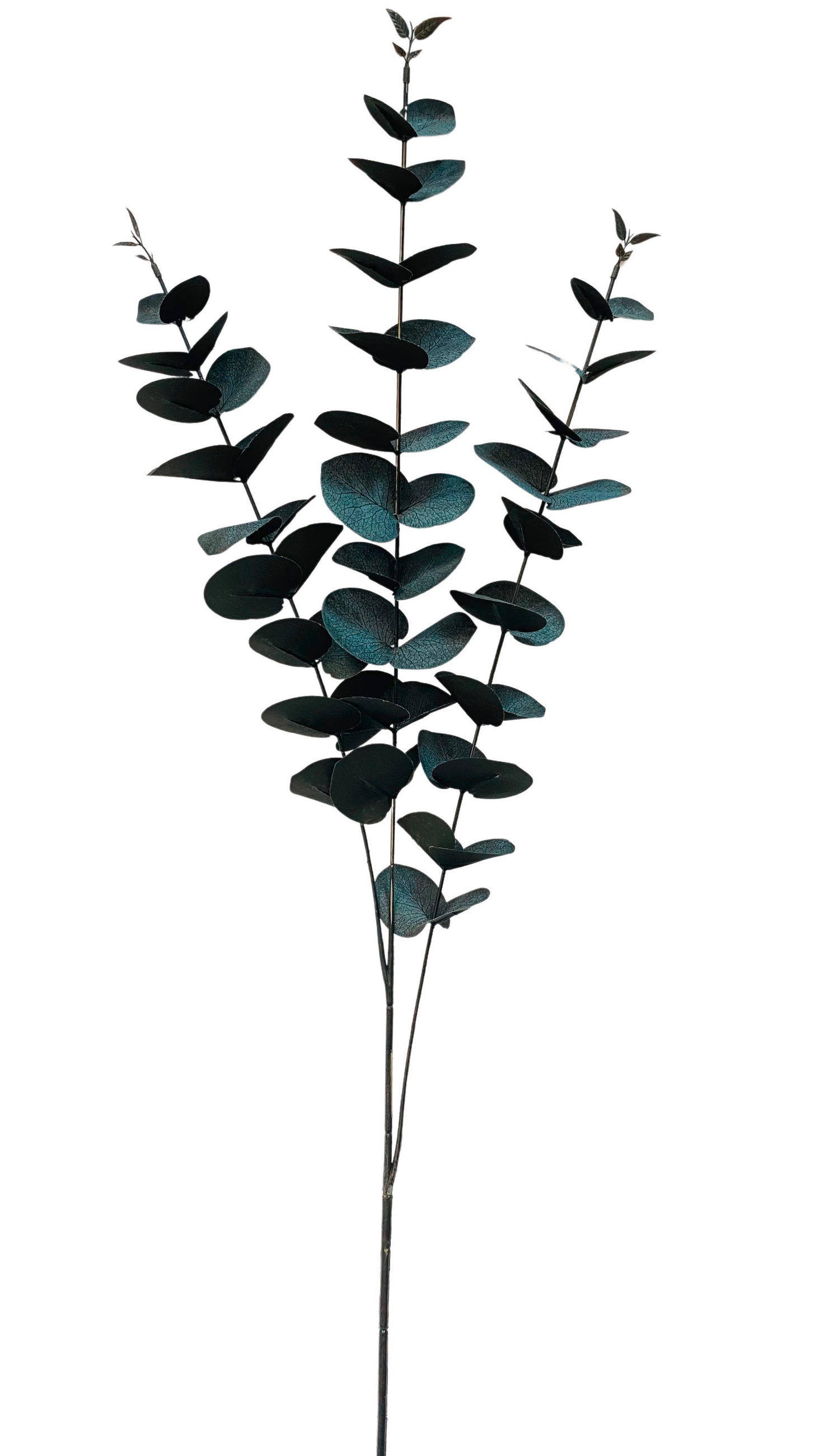 KUNSTBLUME  - Silberfarben/Schwarz, Basics (100cm)