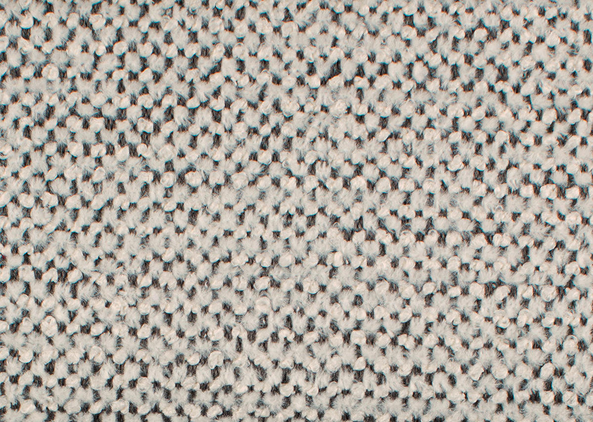 SESSEL in Chenille, Struktur Echtleder Grau, Silberfarben  - Silberfarben/Schwarz, Design, Leder/Textil (80/97/89cm) - Schöner Wohnen