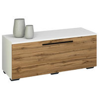 LOWBOARD - Honigeiche/Alufarben, MODERN, Holzwerkstoff/Kunststoff (95/39/40cm) - MID.YOU