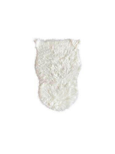 KRZNENI TEPIH   - bela, Osnovno, tekstil (70/140cm)