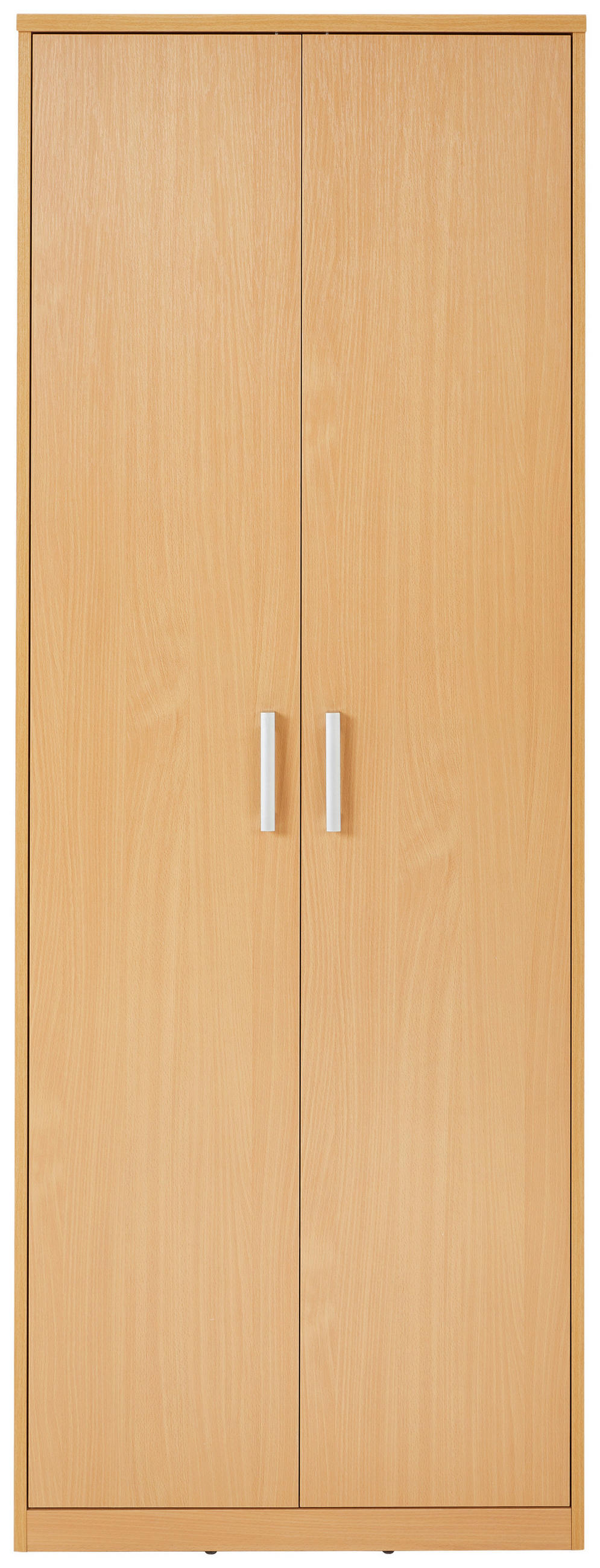 MEHRZWECKSCHRANK 72/194/36 cm  in Buchefarben  - Silberfarben/Buchefarben, Basics, Holzwerkstoff/Kunststoff (72/194/36cm) - Xora