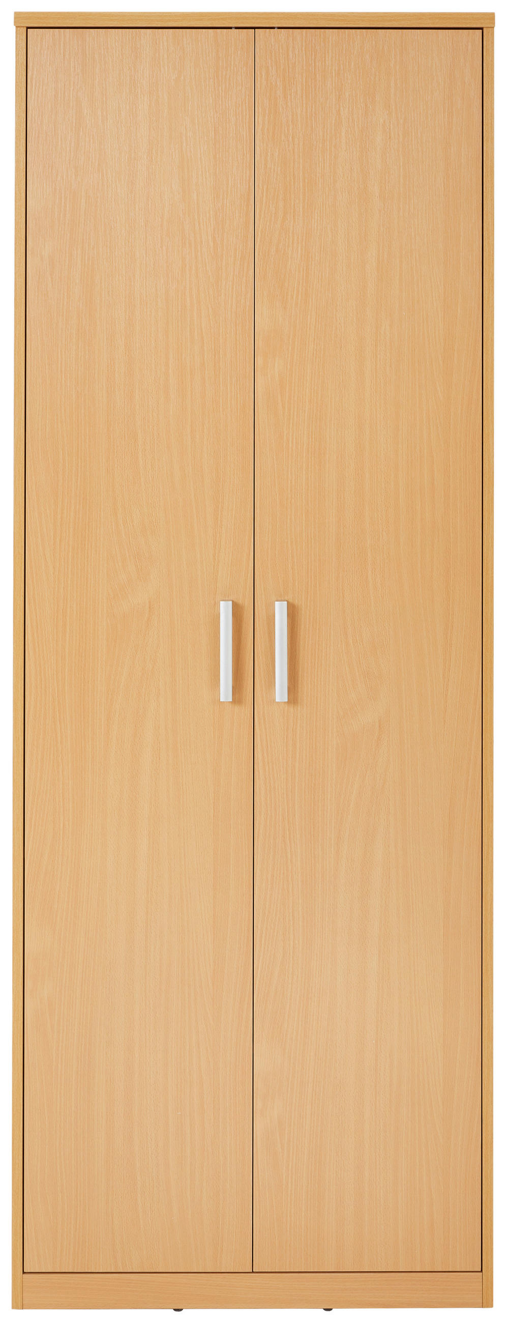 MEHRZWECKSCHRANK 72/194/36 cm  in Buchefarben  - Silberfarben/Buchefarben, Basics, Holzwerkstoff/Kunststoff (72/194/36cm) - Xora
