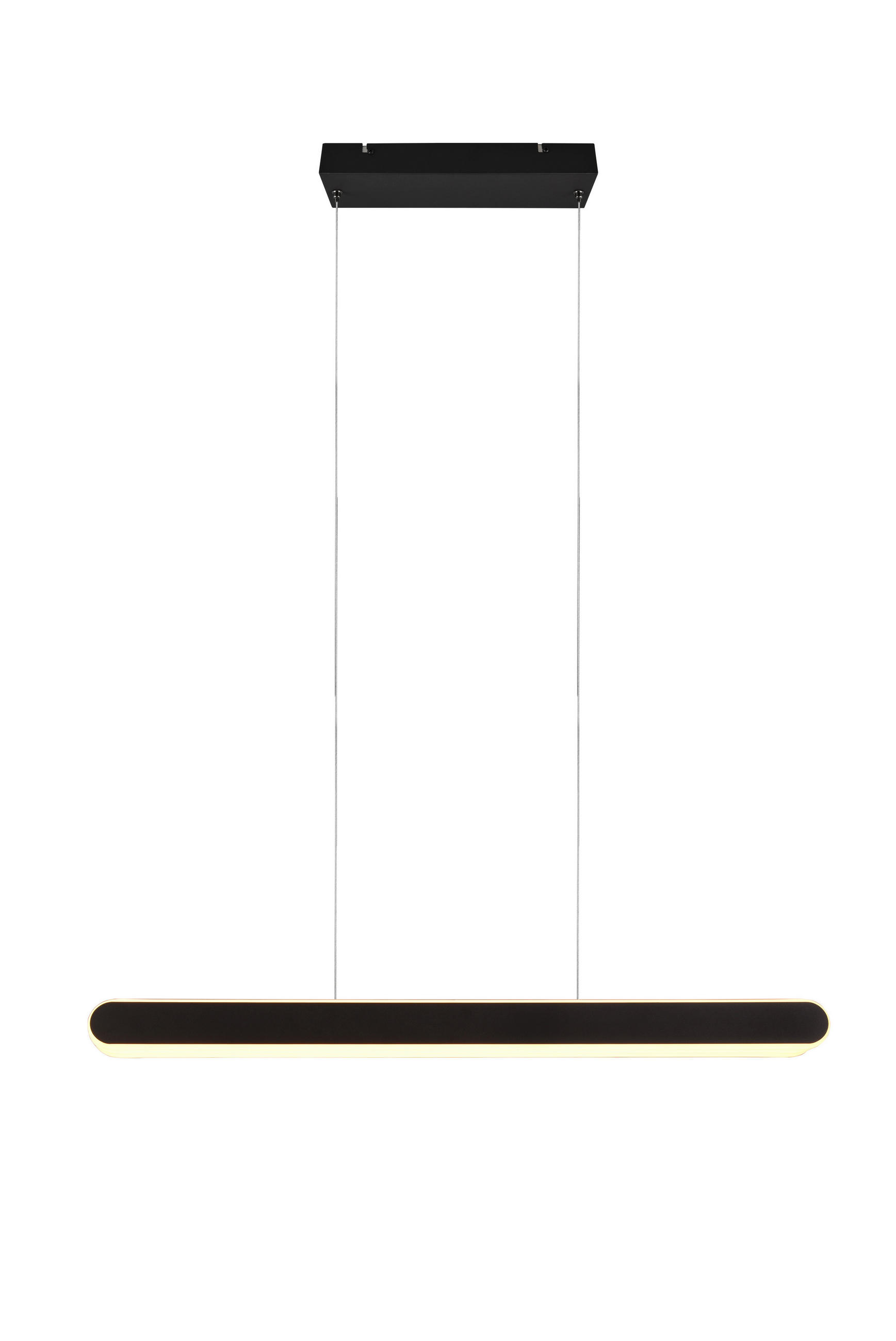 LED-HÄNGELEUCHTE 130/6/150 cm  - Schwarz/Weiß, Design, Kunststoff/Metall (130/6/150cm) - Trio Leuchten