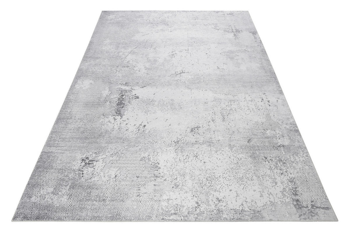 WEBTEPPICH 80/150 cm Radiate Grau  - Grau, Design, Textil (80/150cm) - WECON HOME