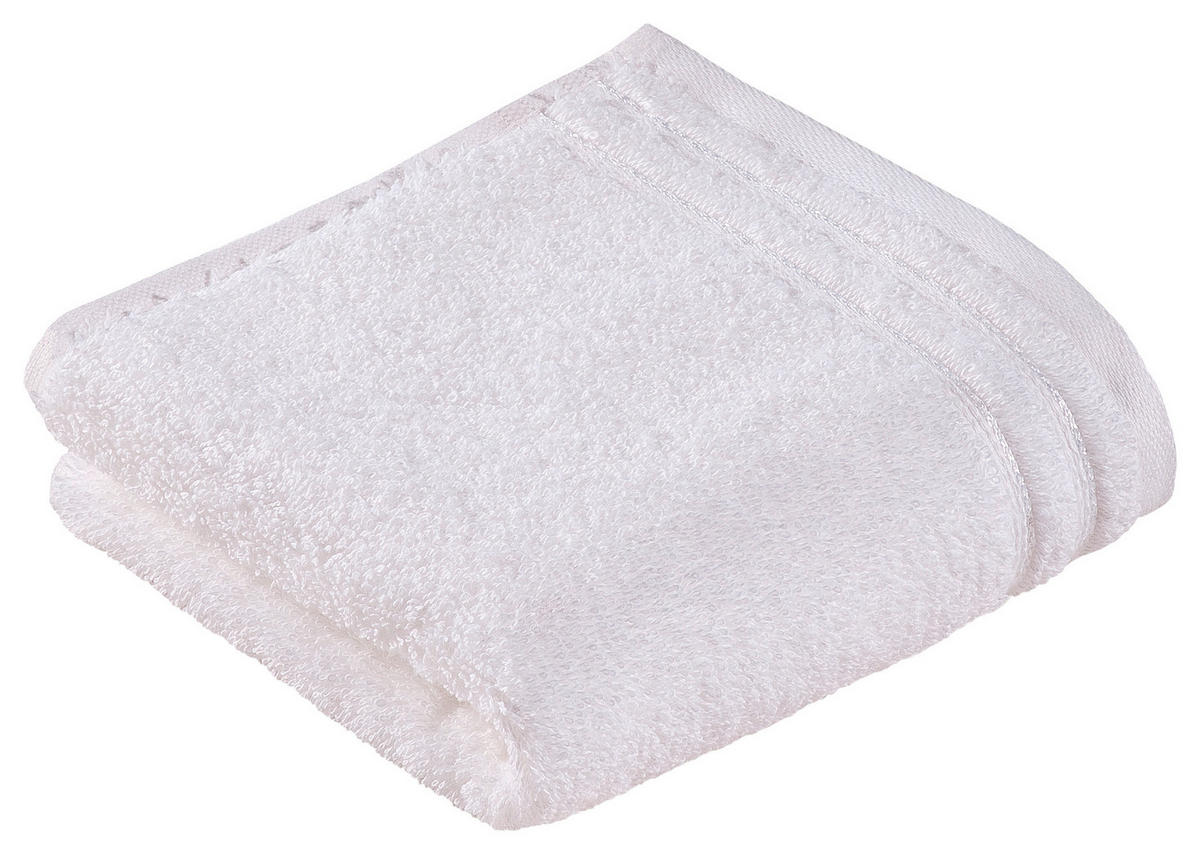 GÄSTETUCH 30/50 cm Calypso Feeling Weiß  - Weiß, Basics, Textil (30/50cm) - Vossen