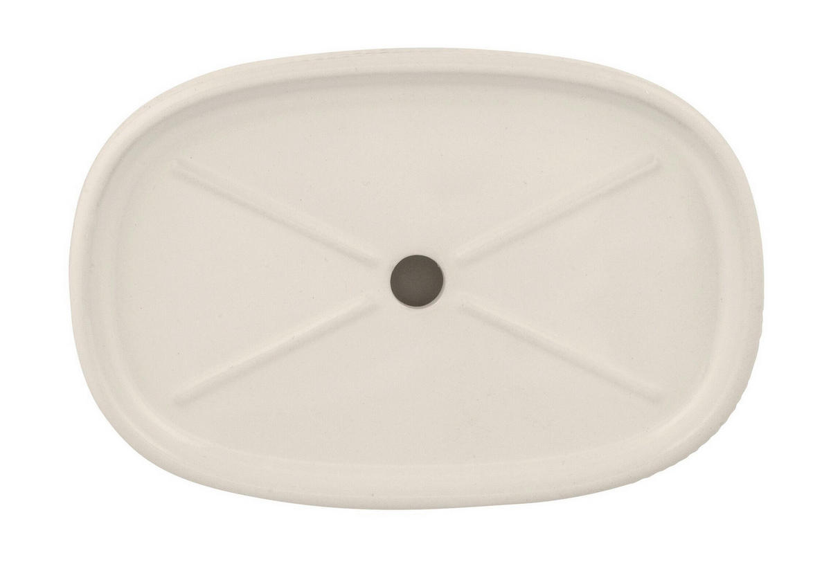 SEIFENSCHALE - Creme, Basics, Keramik (13,5/2,5/10cm) - Wenko