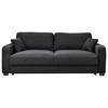 SCHLAFSOFA in Cord Schwarz  - Schwarz, Konventionell, Kunststoff/Textil (235/89/92cm) - MID.YOU