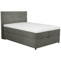 BOXBETT 120/200 cm  in Dunkelgrau  - Dunkelgrau/Schwarz, Konventionell, Kunststoff/Textil (120/200cm) - Carryhome