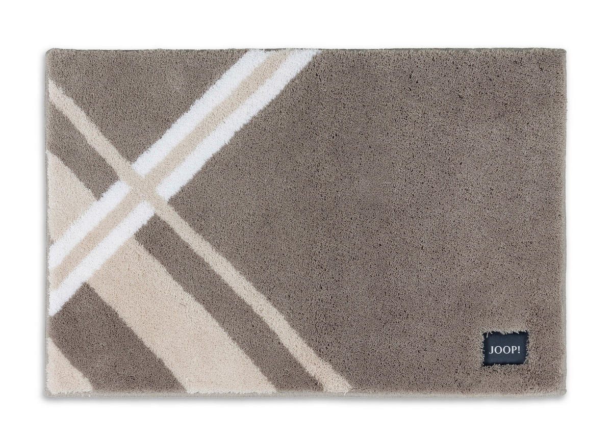 BADTEPPICH Graphitfarben 60/90 cm  - Graphitfarben, Basics, Textil (60/90cm) - Joop!