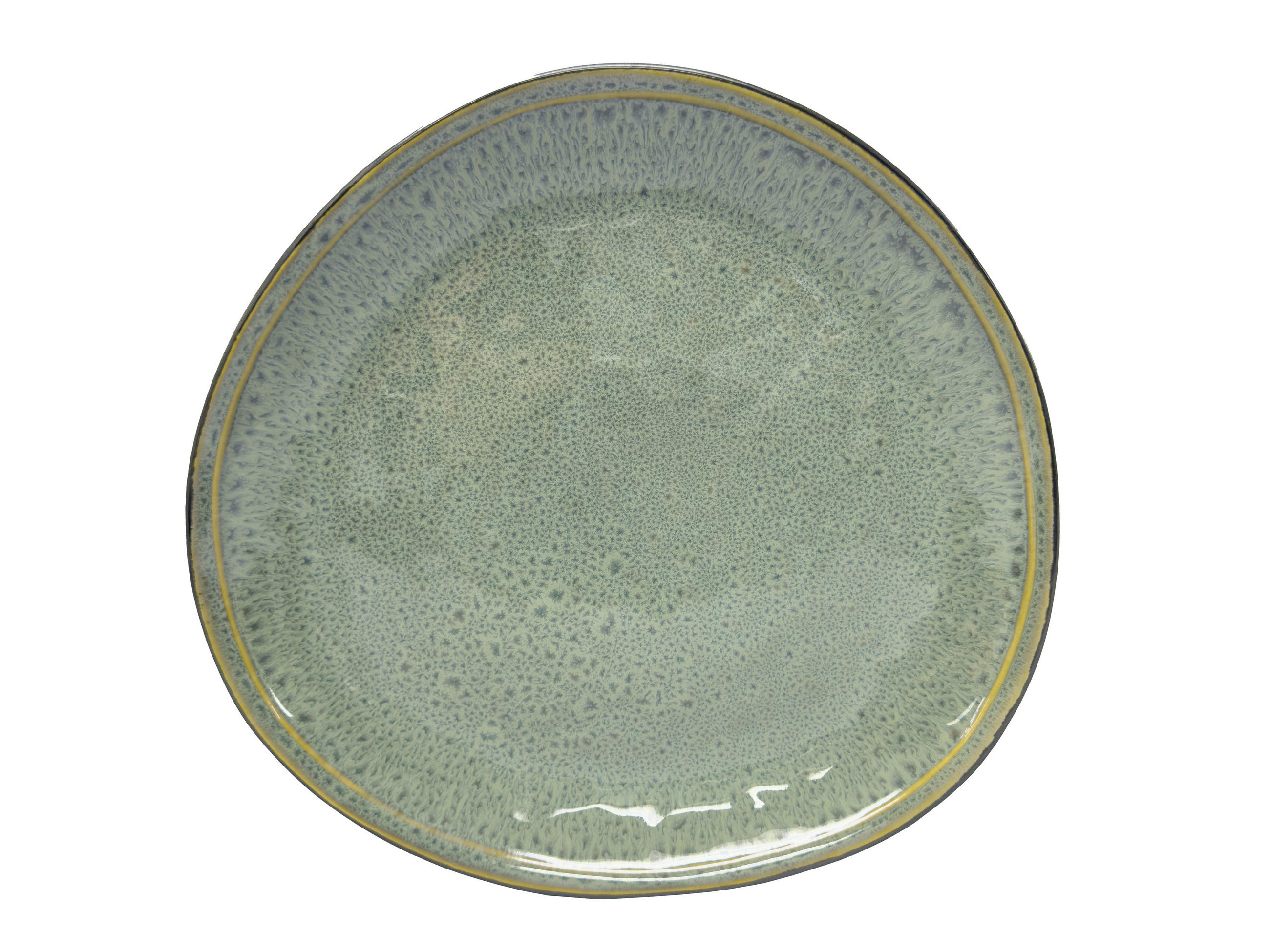 SPEISETELLER SØREN GREEN   27,9/26,9 cm  - Grün, Trend, Keramik (27,9/26,9cm) - Novel