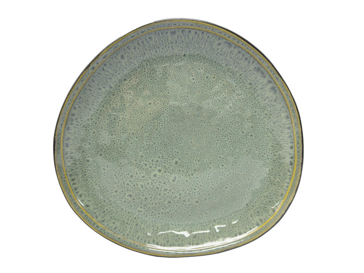 MATTALLRIK 27,9/26,9 cm  - grön, Trend, keramik (27,9/26,9cm) - Novel