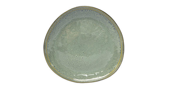 SPEISETELLER SØREN GREEN   27,9/26,9 cm  - Grün, Trend, Keramik (27,9/26,9cm) - Novel