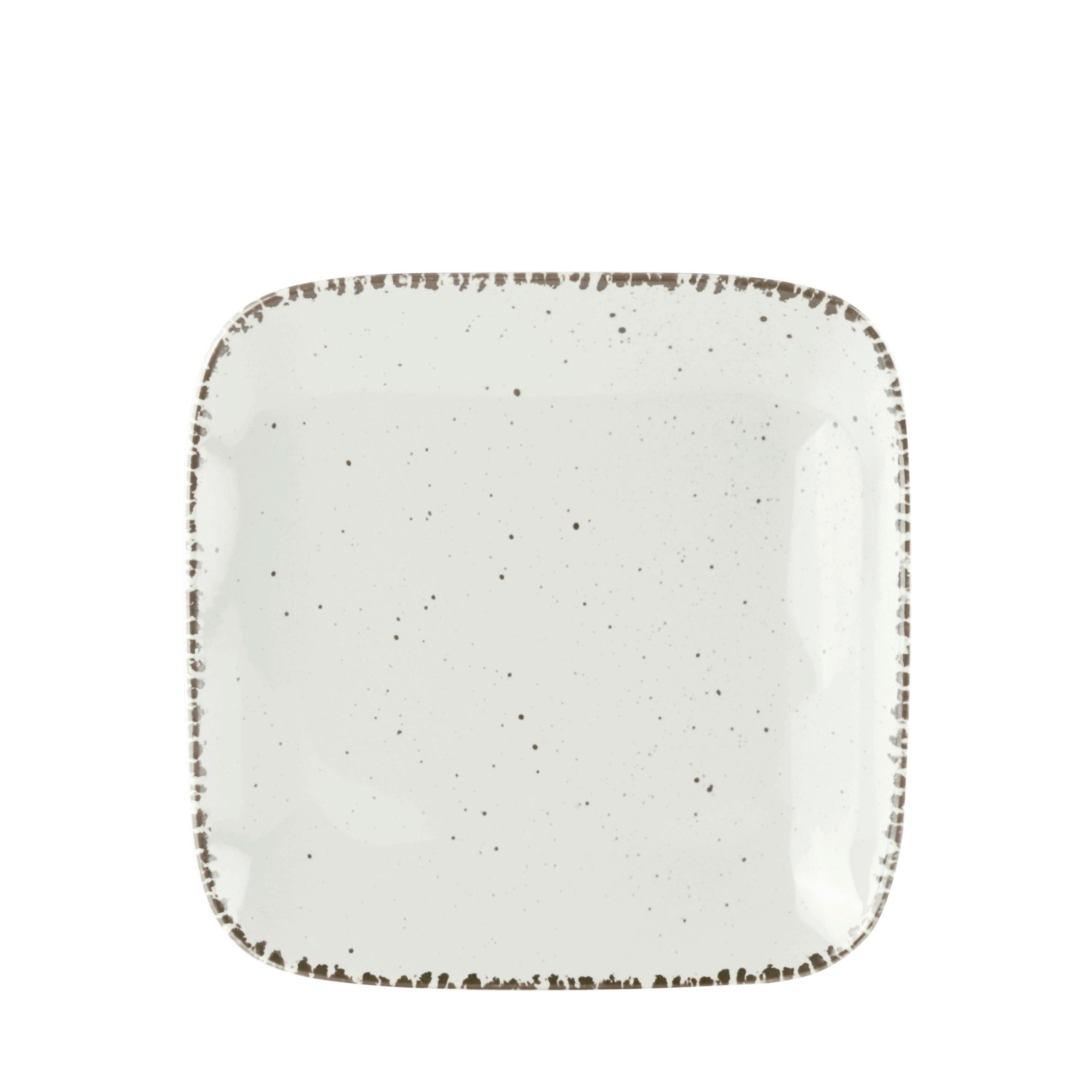 DESSERTTELLER Weiß 22/22 cm URBAN LIFE SQUARE  - Weiß, LIFESTYLE, Keramik (22/22cm) - Landscape