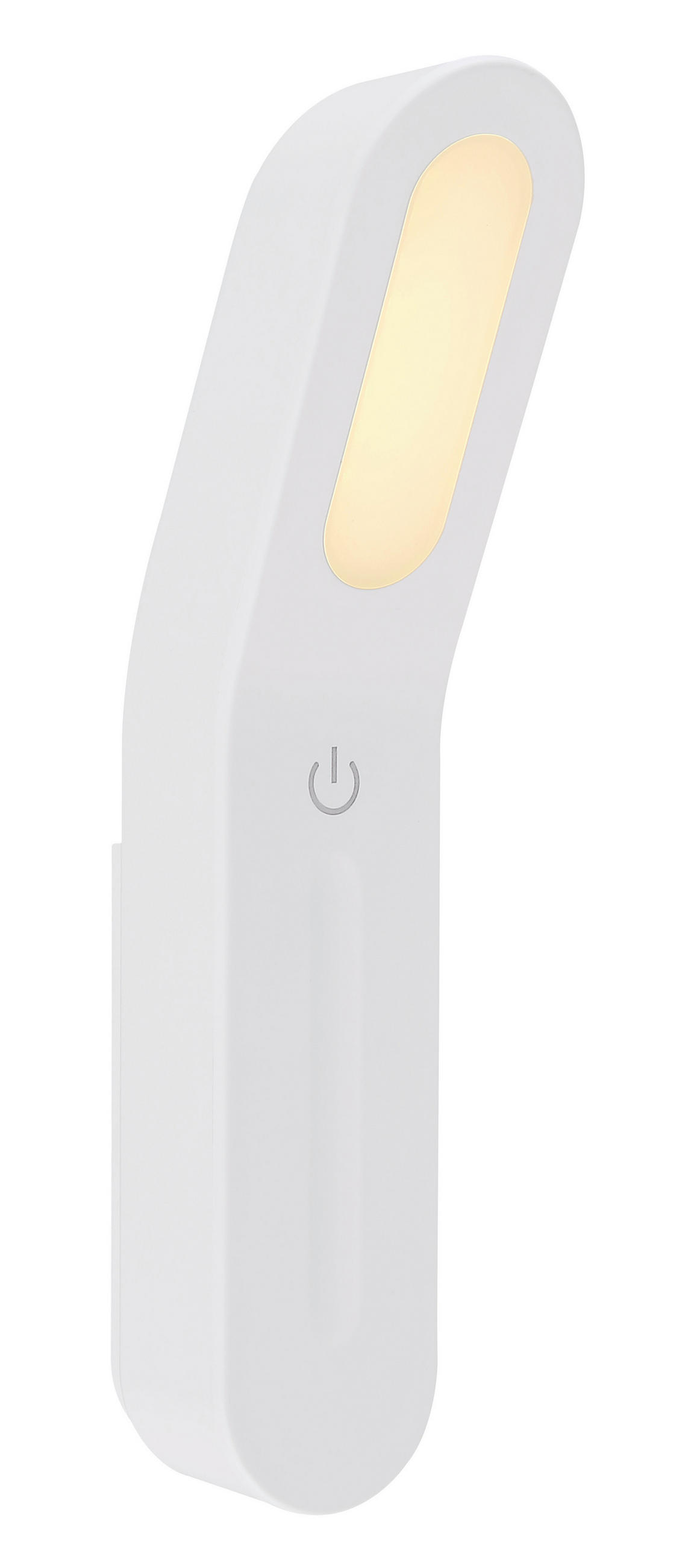 ZIDNA LED LAMPA - bela, Osnovno, plastika (6,1/3,1/17,7cm)