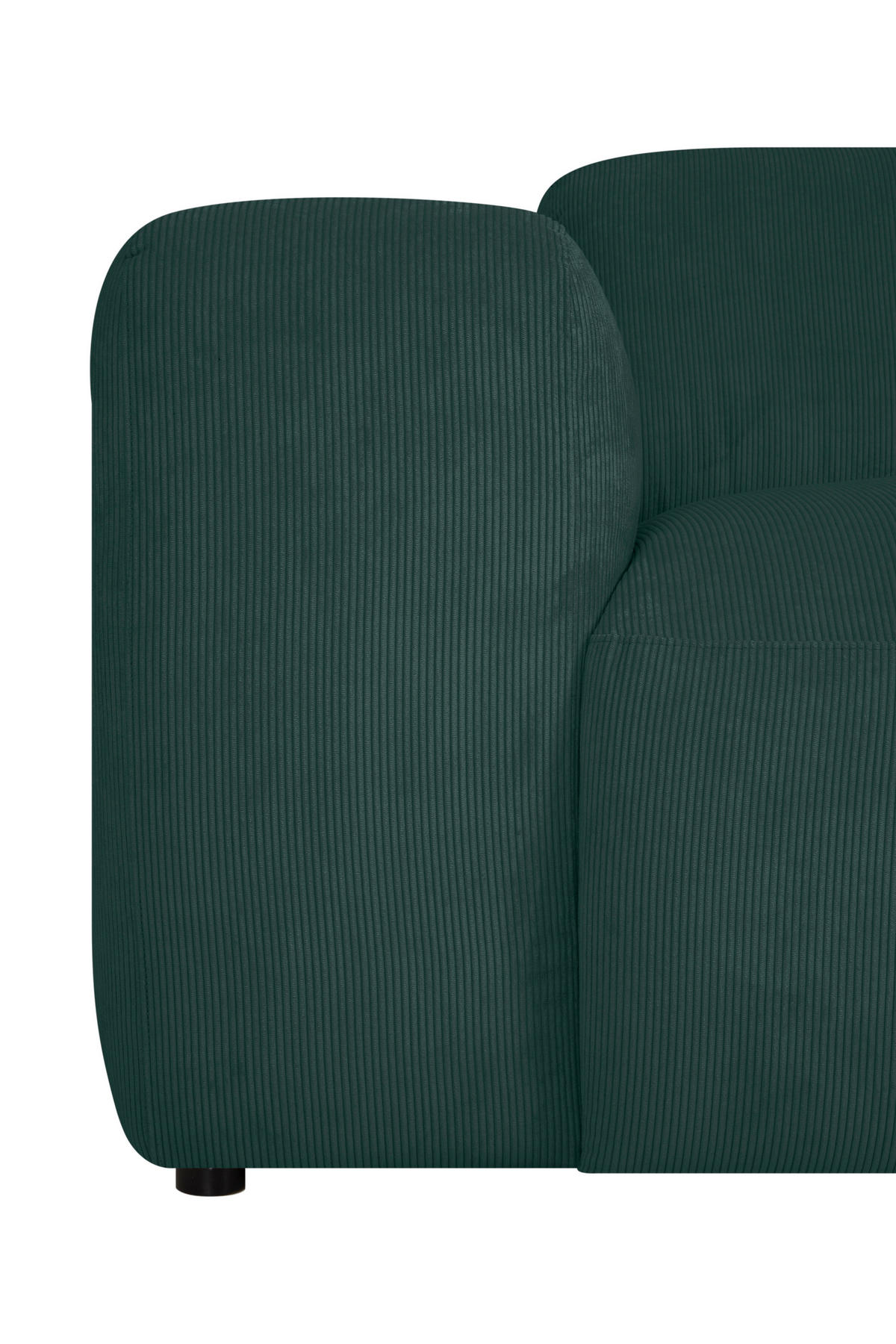 3-SITS SOFFA i manchester grön  - grön/svart, Design, textil/plast (247/75/104cm) - MID.YOU