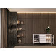 SIDEBOARD  153,6/83/38 cm 4 Schublade(n)  - Kaschmir, KONVENTIONELL, Glas/Holzwerkstoff (153,6/83/38cm) - Xora