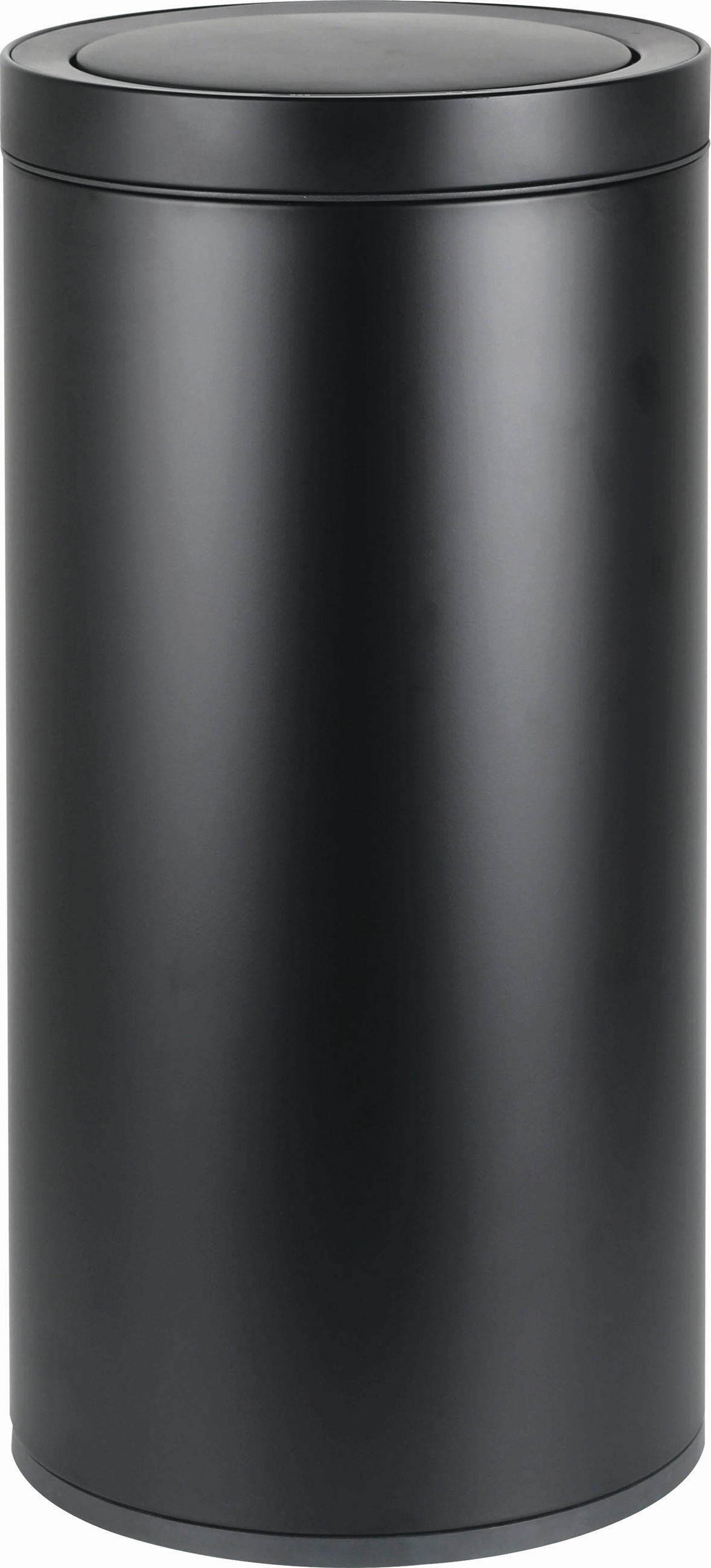 ABFALLEIMER 40 L  - Schwarz, Basics, Kunststoff/Metall (31/63cm) - Novel