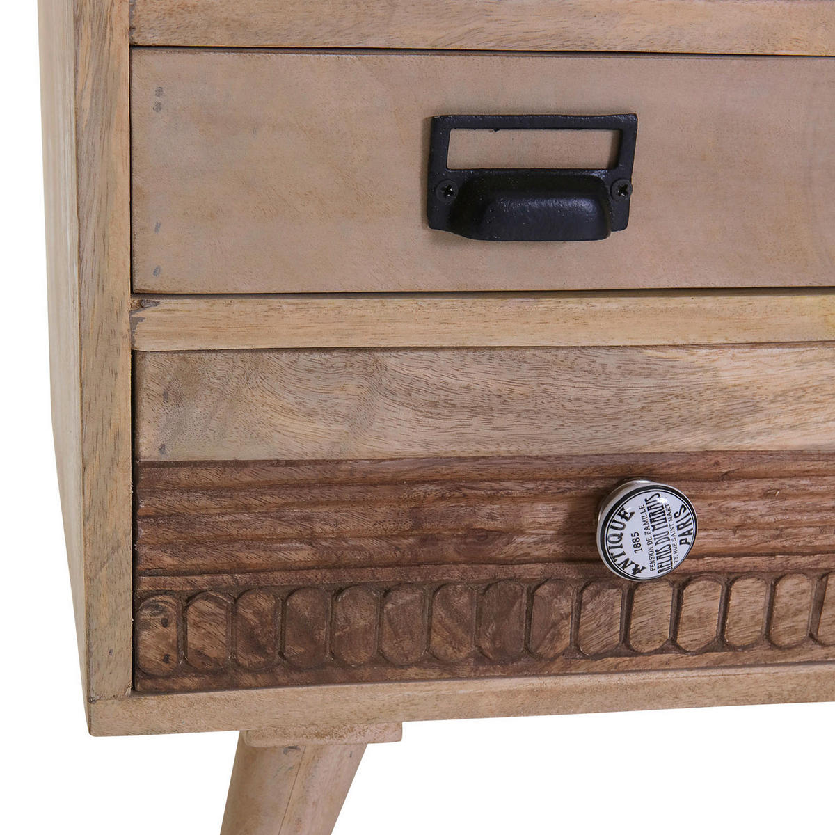 KOMMODE  in 115/85/37 cm  - Silberfarben/Messingfarben, Design, Holz/Metall (115/85/37cm) - Landscape