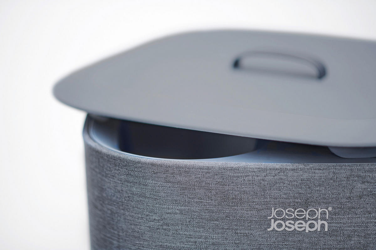 KOŠARA ZA PERILO - črna, Basics, tekstil (39,5/71/39,5cm) - Joseph Joseph