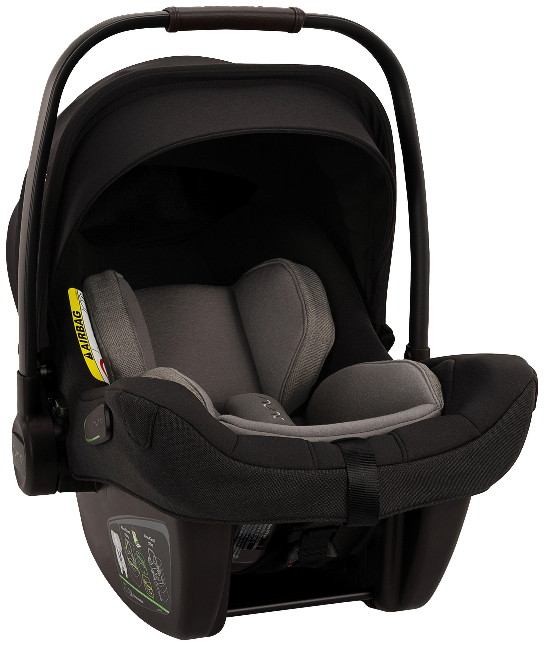 BABYSCHALE  PIPA NEXT CAVIAR  - Schwarz/Grau, Basics, Kunststoff/Textil (45/35/60cm) - Nuna